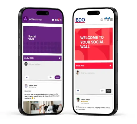 Social Wall NWG & BDO