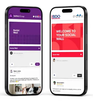 Social Wall NWG & BDO